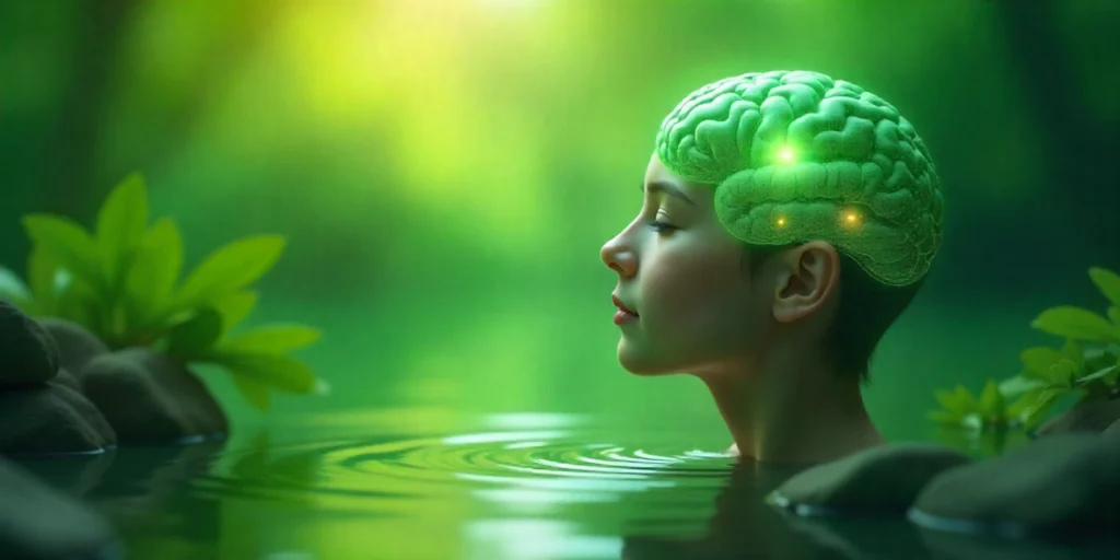 Brain reset button illustration showing unusual habits for instant mind clarity and mental focus